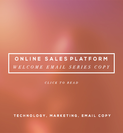 Digital Sales Platform – Welcome Email Series