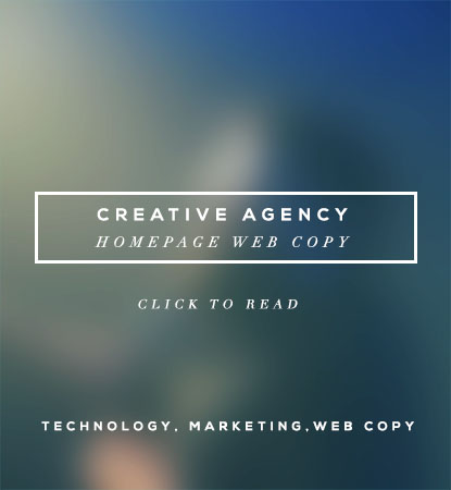 Web Copy : “About Our Company” for a Creative Agency