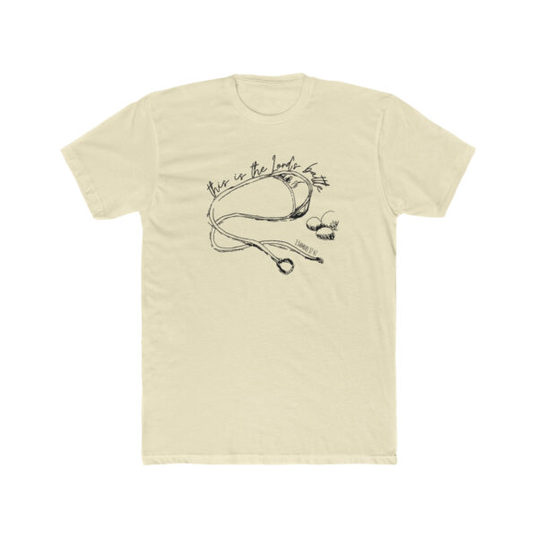 Battle Is The Lord's - Unisex Cotton Crew Tee - Image 5